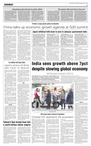India sees growth above 7pct despite slowing global