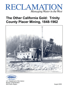 The Other California Gold: Trinity County Placer Mining, 1848-1962