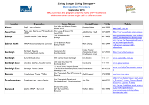 Living Longer Living Stronger™ Metropolitan Provider's List
