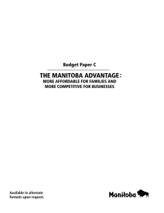 Manitoba Advantage - Government of Manitoba