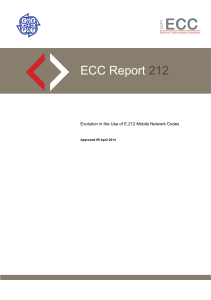 ECC Report 212 - ECO Documentation Database