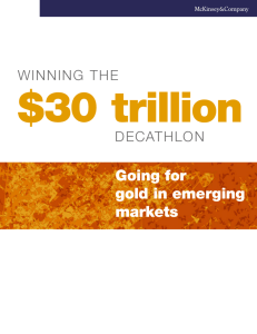 Going for gold in emerging markets