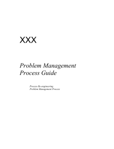 Problem Management Process Guide