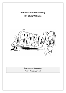 Practical Problem Solving Dr. Chris Williams