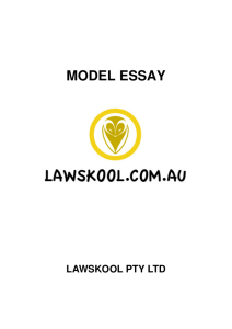 Model Essay