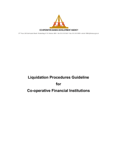 Liquidation Procedures Guideline for Co