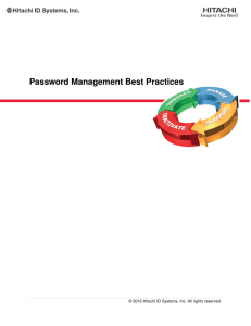 Password Management Best Practices