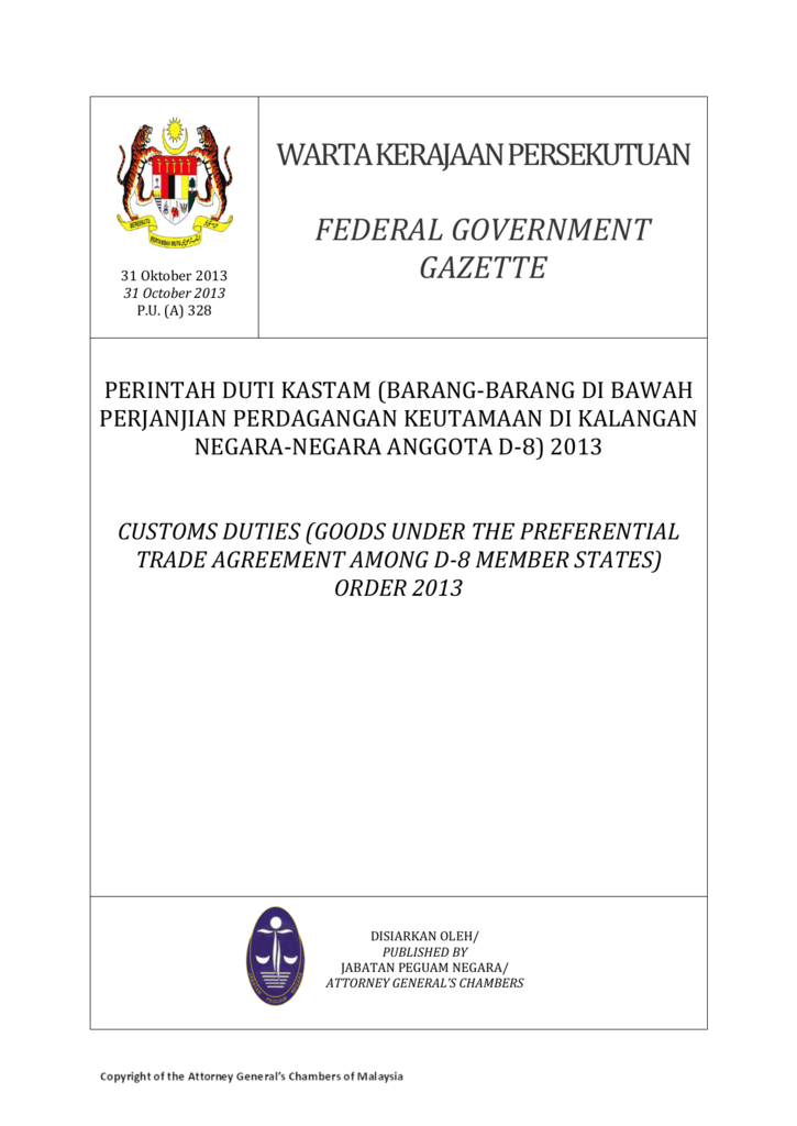 Federal gazette malaysia website