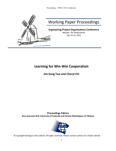 Learning for Win-Win Cooperation