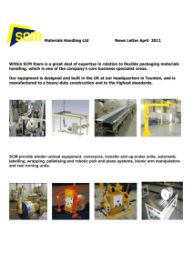 Materials Handling Ltd News Letter April 2011 Within SCM there is a