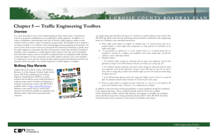 Chapter 5 — Traffic Engineering Toolbox