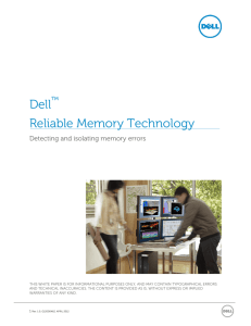 Dell Reliable Memory Technology