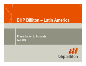 BHP Billiton – Latin America