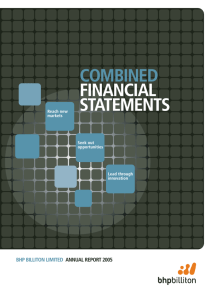 combined financial statements