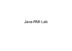 Java-RMI Lab