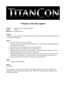 Volunteer Job Description