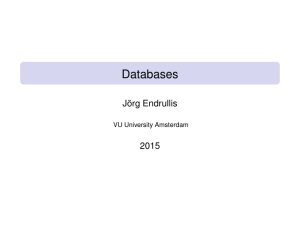 Databases - Jörg Endrullis
