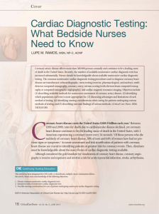 Cardiac Diagnostic Testing: What Bedside Nurses Need to Know