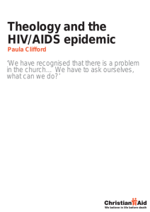 Theology and the HIV/AIDS epidemic
