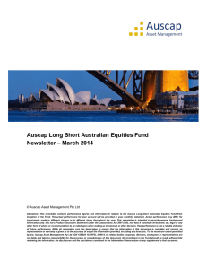 March 2014 - Auscap Asset Management