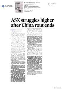 ASX struggles higher after China rout ends