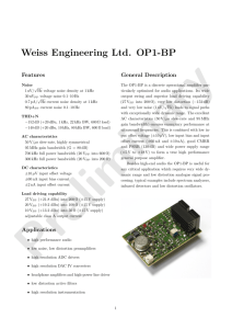 OP1-BP Datasheet