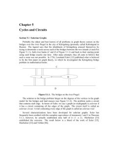 Chapter 5 Cycles and Circuits - Mathematics & Computer Science