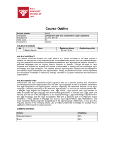 Course Outline - RGSL Intranet Portal