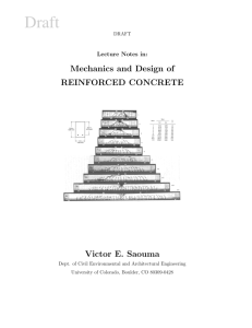 Reinforced Concrete - Civil, Environmental and Architectural