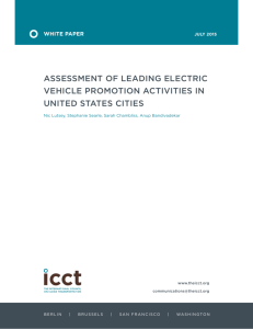 Assessment of leading electric vehicle promotion activities in United