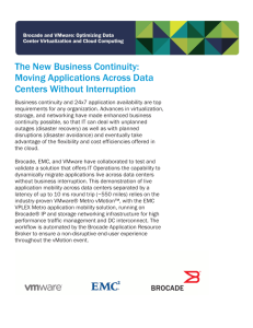Moving Applications Across Data Centers Without Interruption