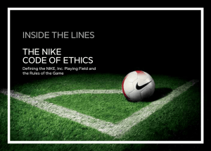 inside the lines the nike code of ethics