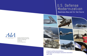 US Defense Modernization - Aerospace Industries Association