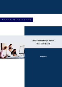 2013 Global Storage Market Research Report