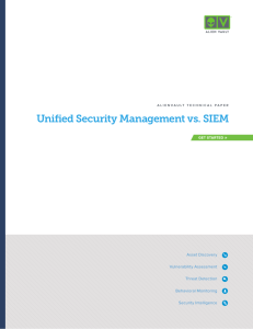 Unified Security Management vs. SIEM