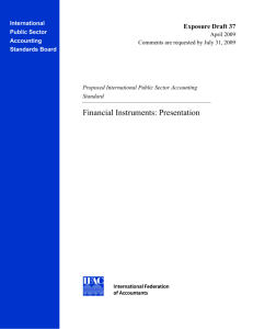 (ED 37), “Financial Instruments: Presentation