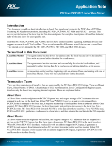 Local Bus Modes - Avago Technologies