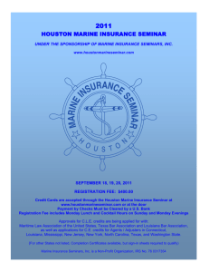 PDF (file size: 220 KB) - Houston Marine Insurance Seminar