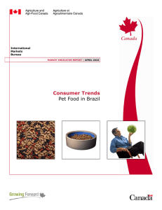 Consumer Trends Pet Food in Brazil