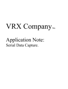 How To Capture Serial Port Data Using PC