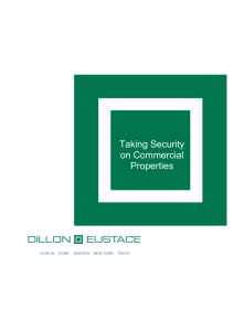 Taking Security on Commercial Properties