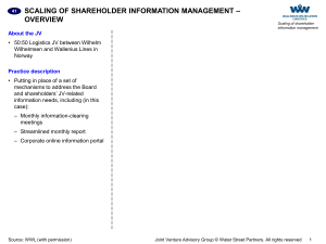 scaling of shareholder information management