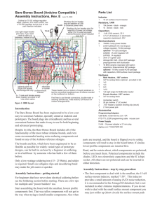 Bare Bones Board (Arduino Compatible ) Assembly Instructions