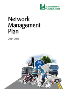 Network Management Plan - Leicestershire County Council