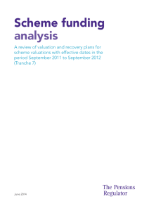 Scheme funding analysis (Tranche 7 review)