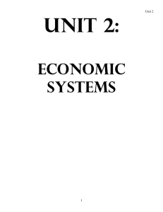 Economic Systems - Clayton County Public Schools