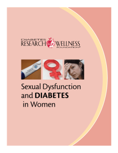 Sexual Dysfunction and DIABETES in Women