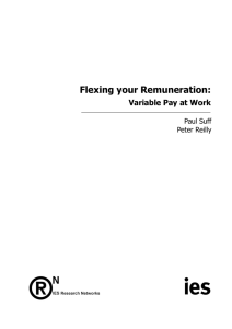 Flexing your Remuneration: Variable Pay at Work
