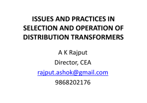 ISSUES AND PRACTICES IN SELECTION AND OPERATION OF