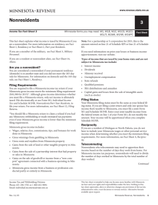 Income Tax Fact Sheet 3, Nonresidents